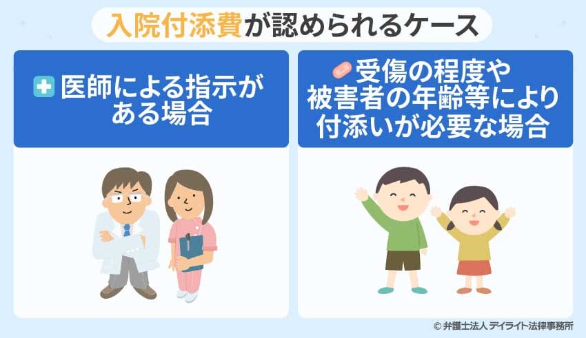 入院付添費が認められるケース