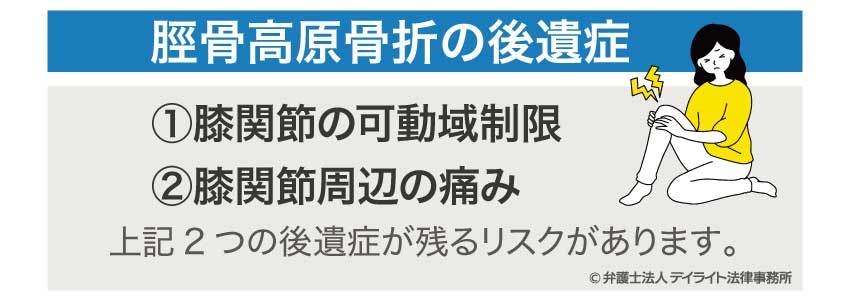 脛骨高原骨折の後遺症