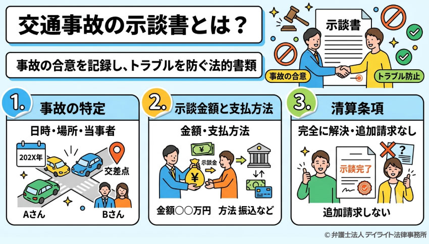 交通事故の示談書とは