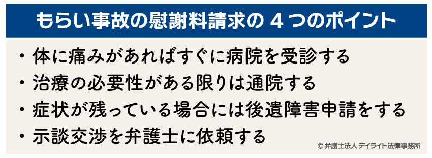 慰謝料請求の4つのポイント