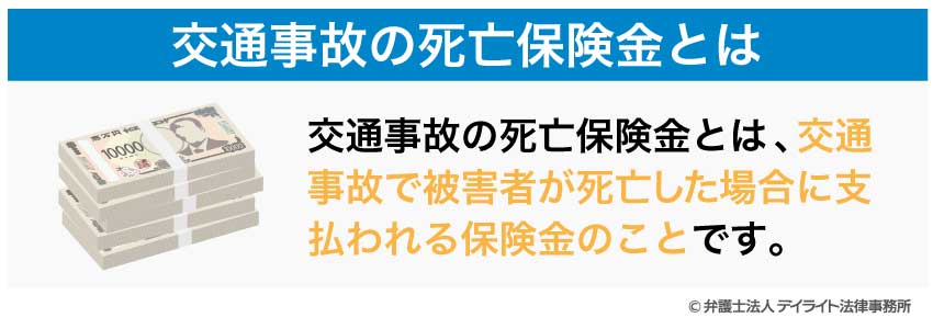 交通事故の死亡保険金とは