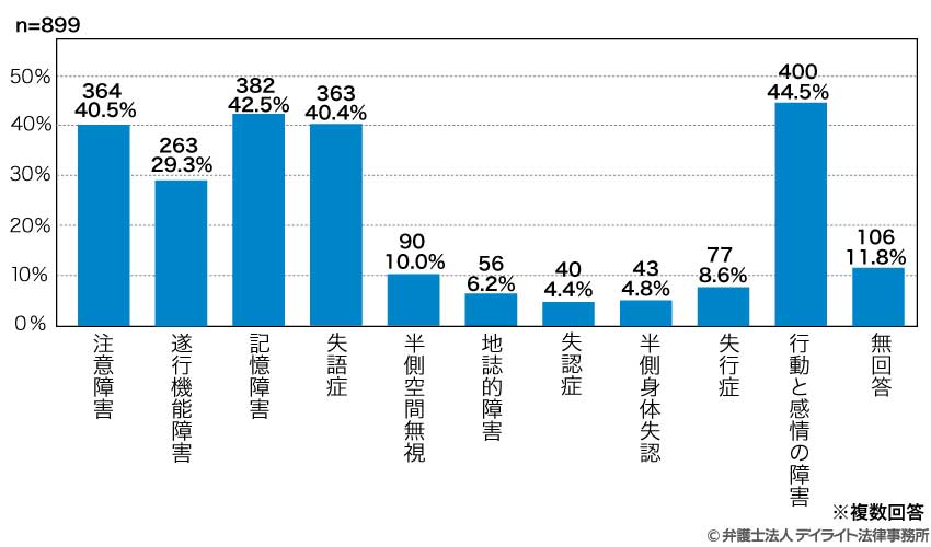 高次脳機能障害者実態調査報告書