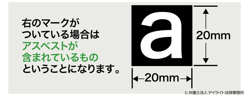 アスベストマークの有無