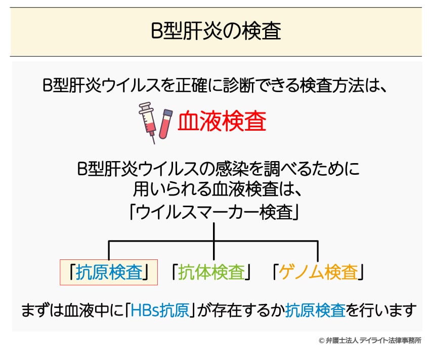 B型肝炎の検査