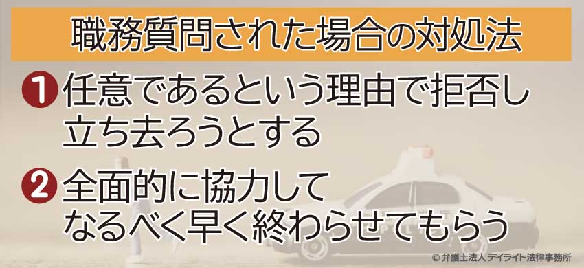 職務質問された場合の対処法