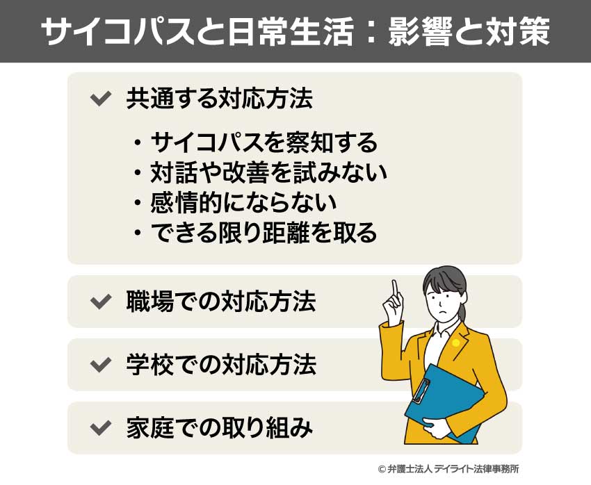 サイコパスと日常生活：影響と対策