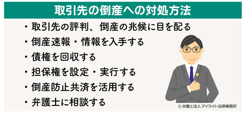 取引先の倒産への対処方法