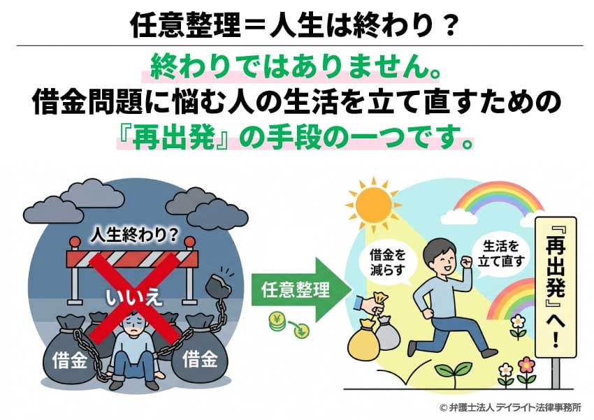 任意整理=人生は終わりではありません。