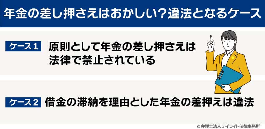 年金の差し押さえはおかしい？違法となるケース