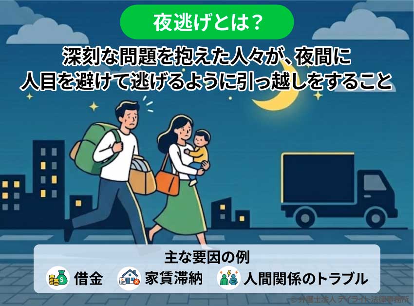 夜逃げとは？