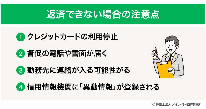 キャッシングリボの注意点