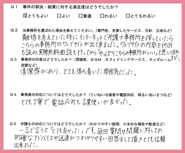 お客様の声 2020年分