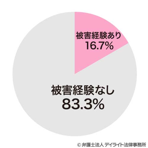 DV被害経験に関するグラフ