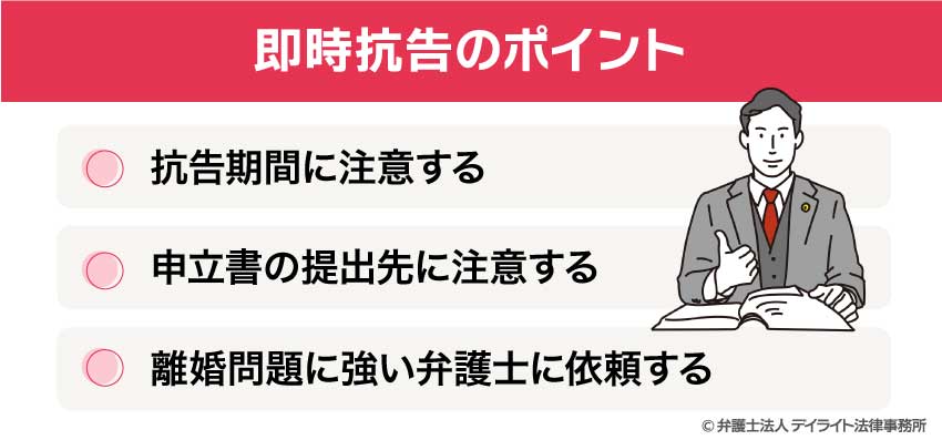即時抗告のポイント