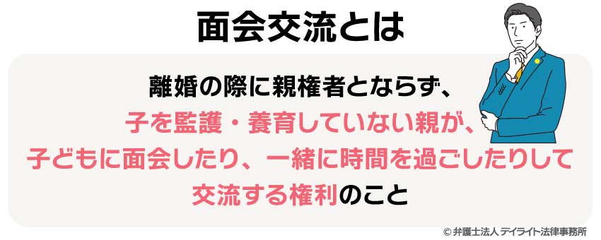 面会交流とは