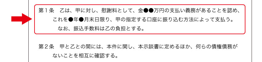 示談書図3