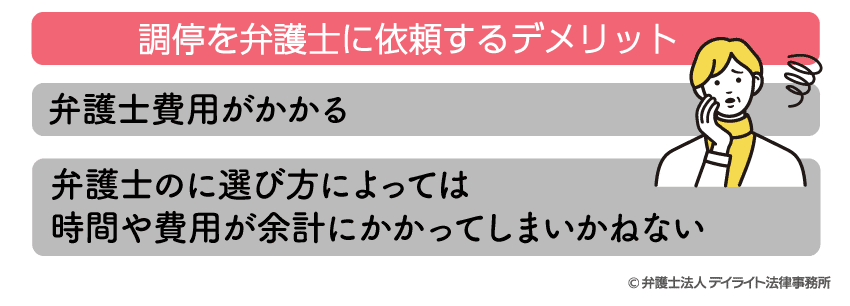 弁護士依頼のデメリット