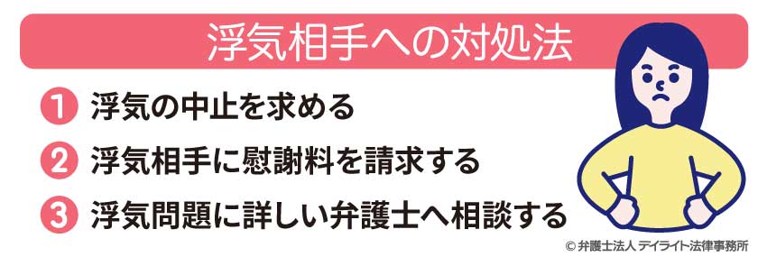 浮気相手への対処法