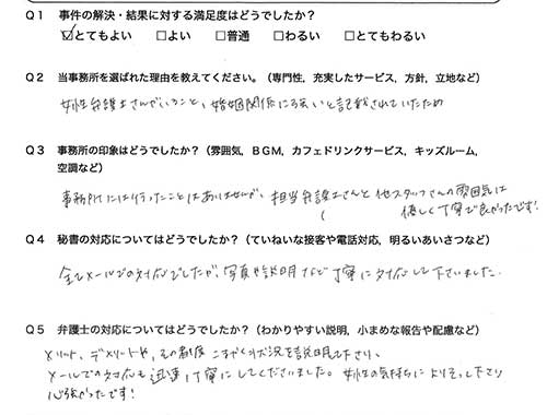 お客様の声画像