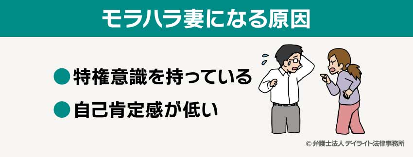 モラハラ妻になる原因