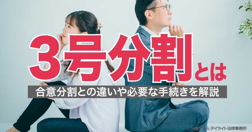 3号分割とは