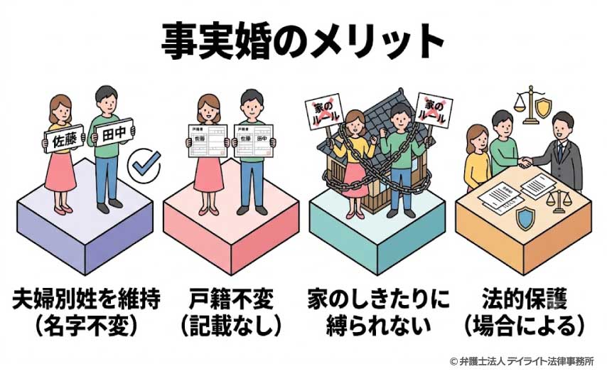 事実婚のメリット