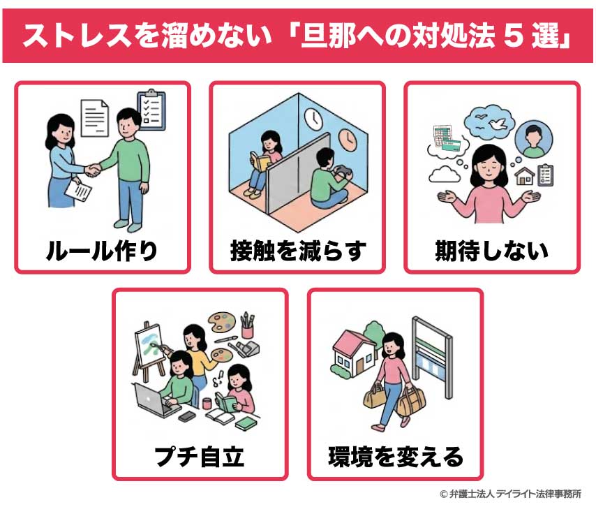 ストレスを溜めない「旦那への対処法5選」