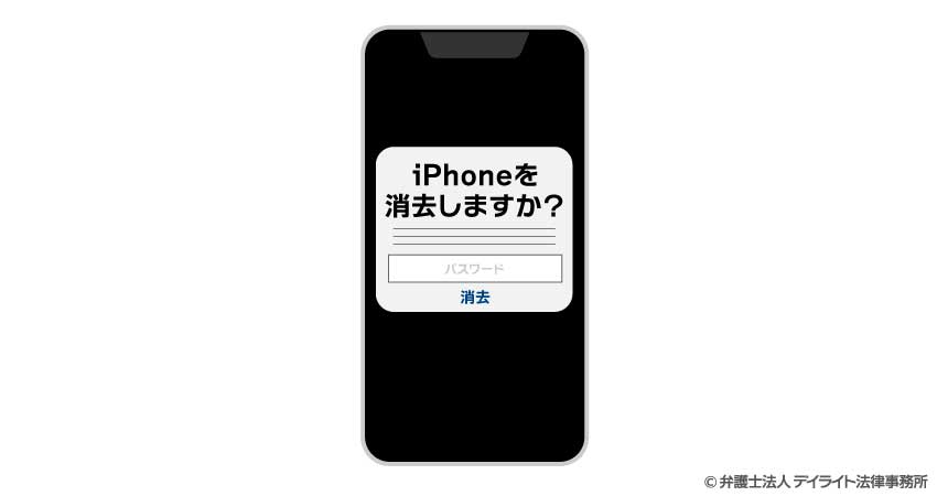 iPhone初期化のイメージ4