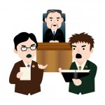裁判などのイメージイラスト