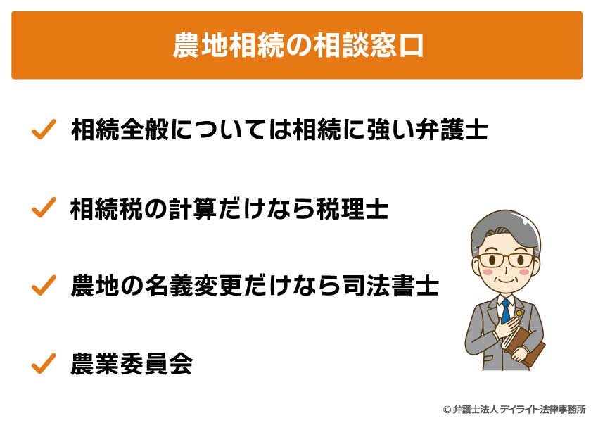 農地相続の相談窓口