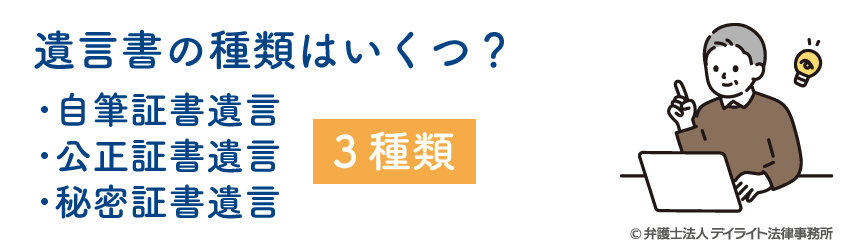 遺言書の種類