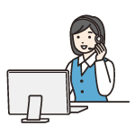 電話受付女性