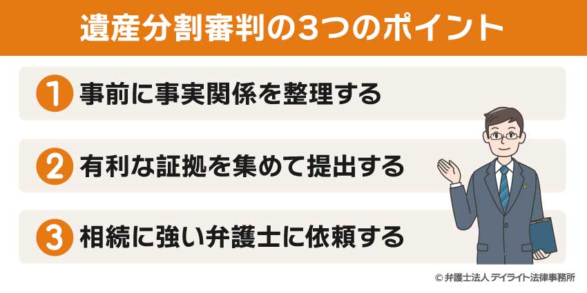 遺産分割審判の3つのポイント