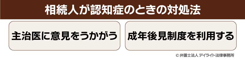 相続人が認知症のときの対処法