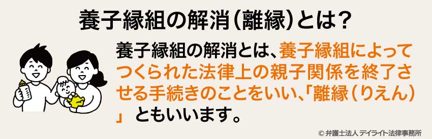 養子縁組の解消（離縁）とは？