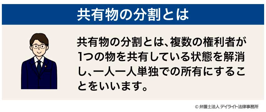 共有物の分割とは