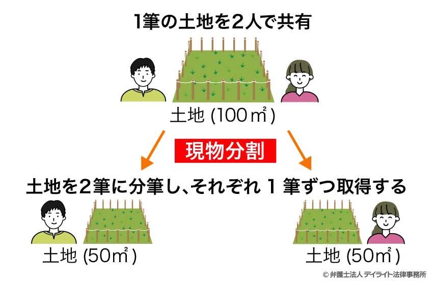 現物分割