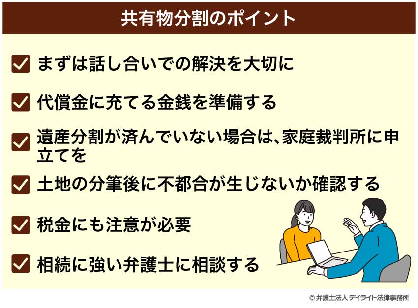 共有物分割のポイント