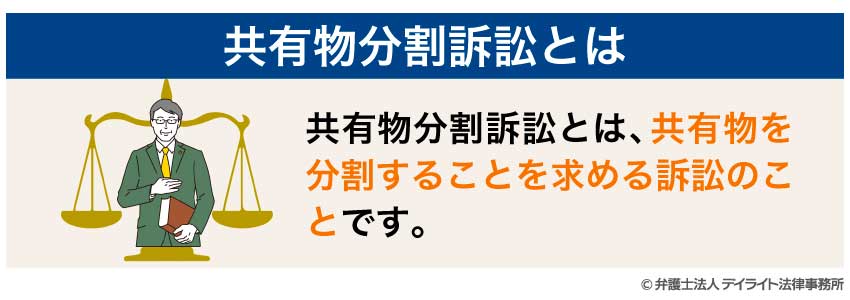 共有物分割訴訟とは