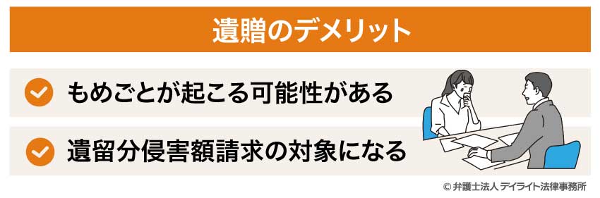 遺贈のデメリット