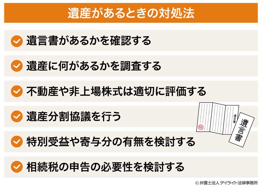 遺産があるときの対処法