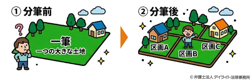 分筆とは