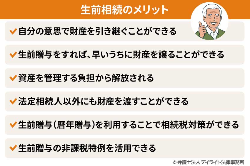 生前相続のメリット
