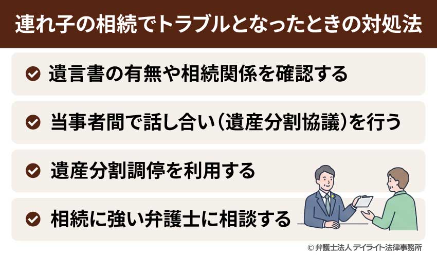 連れ子の相続でトラブルとなったときの対処法
