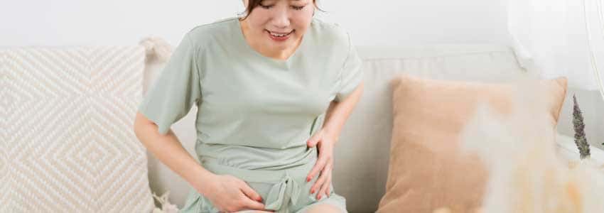 切迫早産でお腹が張るイメージ画像