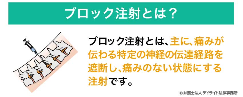 ブロック注射とは?