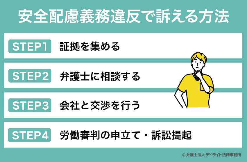 安全配慮義務違反で訴える方法