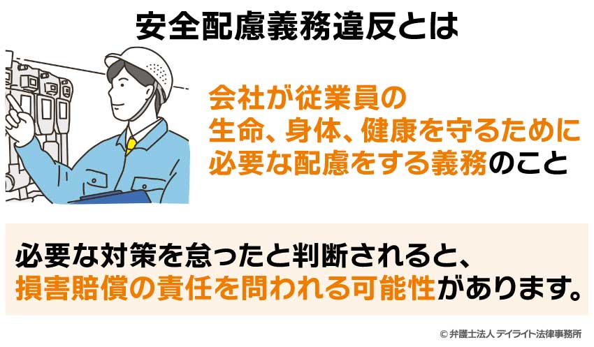 安全配慮義務違反とは？