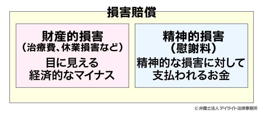 損害賠償と慰謝料の違い