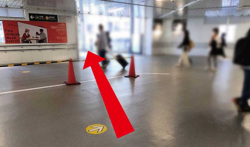東京メトロ銀座線からのアクセス④